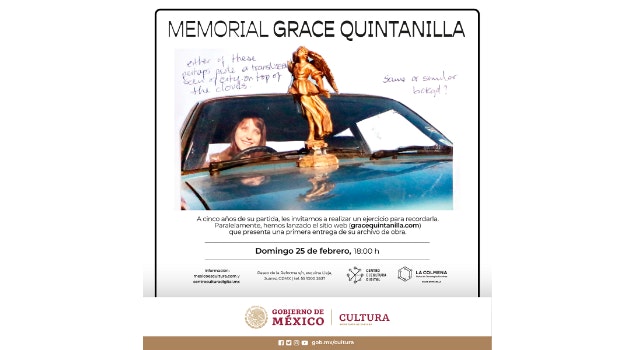 Conoce el “Memorial Grace Quintanilla” para recordar la vida y obra de la fundadora del CCD y La Colmena