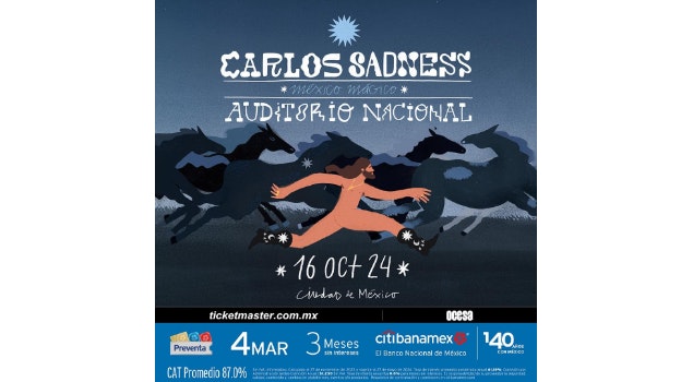 Carlos Sadness por primera vez en el Auditorio Nacional