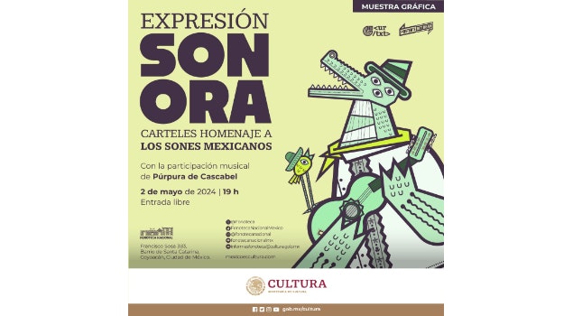 La Fonoteca Nacional presenta “Expresión SONora”, exposición de carteles homenaje a los sones mexicanos