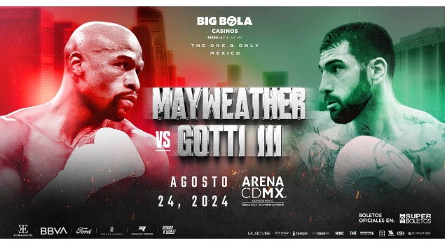 Floyd Mayweather Jr. vs. John Gotti III en Big Bola Casinos “The One & Only” México