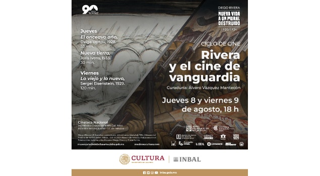 Inicia el ciclo "Rivera y el cine de vanguardia" en la Cineteca Nacional