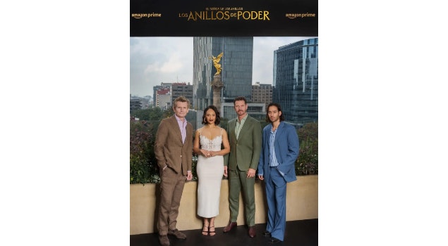 De la Tierra Media a la Ciudad de México: el elenco de "Los Anillos de Poder" visitó el país previo el estreno de la segunda temporada