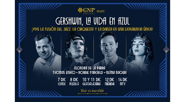 thehiveexperience.rocks » "Gershwin, la vida en azul", un espectáculo que fusiona música, danza y arte multimedia