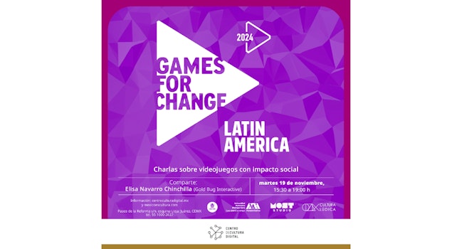 El Centro de Cultura Digital invita al evento Games for Change Latam