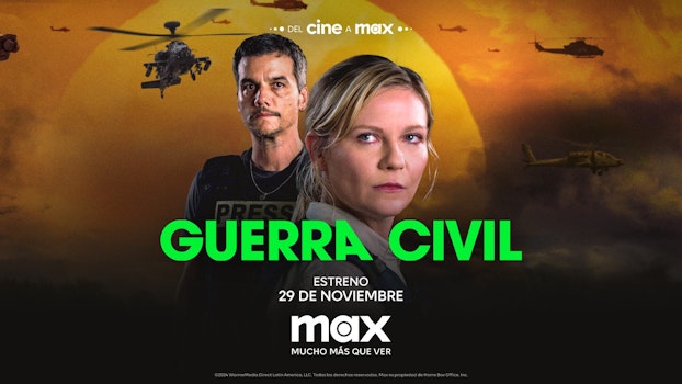 "Guerra Civil", con Wagner Moura y Kirsten Dunst, llega el 29 de noviembre a Max