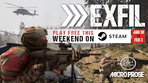 "EXFIL", un FPS táctico realista, brindará acceso gratuito a los jugadores este fin de semana