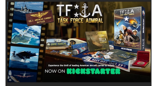 MicroProse anuncia el Kickstarter de la edición física limitada de "Task Force Admiral"