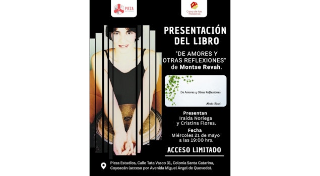Montse Revah Lacouture presenta “De amor y otras reflexiones”