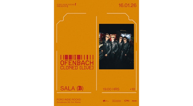 Foro Indie Rocks! presenta a Ofenbach el 16 de enero de 2026