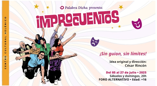 "Improcuentos": la competencia oral donde las historias nacen en tiempo real se presenta en el Foro Alternativo