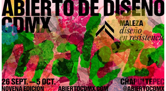 Regresa el Abierto de Diseño CDMX