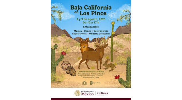 “Baja California en Los Pinos”, una fiesta con literatura, danza y cocina tradicional