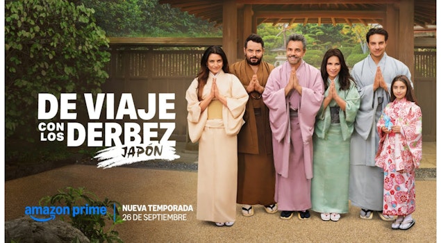 Prime Video lanza el tráiler de la nueva temporada de la docuserie "De Viaje con Los Derbez", con vuelo directo a Japón