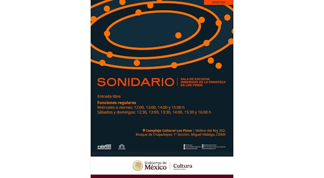 Abre al público “Sonidario”, nueva sala de escucha inmersiva de la Fonoteca Nacional en Los Pinos