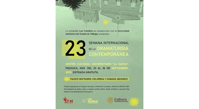 La Semana Internacional de la Dramaturgia Contemporánea celebrará su edición 23