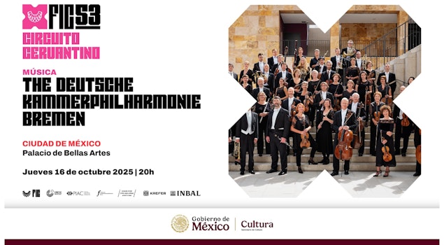 El Circuito Cervantino presenta The Deutsche Kammerphilharmonie Bremen en el Palacio de Bellas Artes