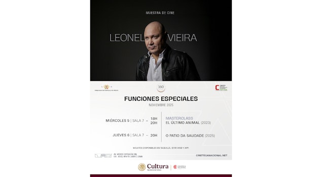 Cineteca Nacional, en colaboración con la Embajada de Portugal en méxico, presenta una muestra dedicada al director de cine Leonel Vieira
