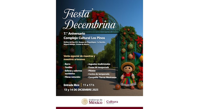 Con “Fiesta decembrina”, el Complejo Cultural Los Pinos celebra siete años