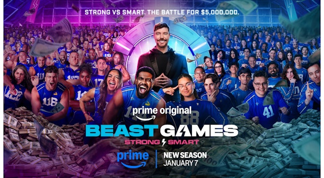 Prime Video lanza el tráiler de la segunda temporada de "Beast Games" y revela un épico crossover con "Survivor"