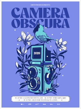 Grupo Indie Rocks! presenta a Camera Obscura en GDL, QRO y CDMX