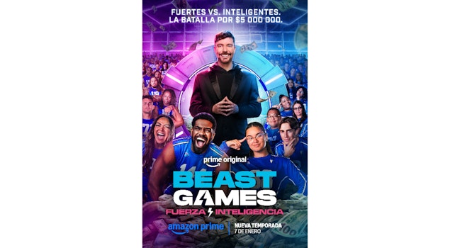 Prime Video ofrecerá una experiencia de visualización personalizada y exclusiva de la segunda temporada de "Beast Games Temporada 2"