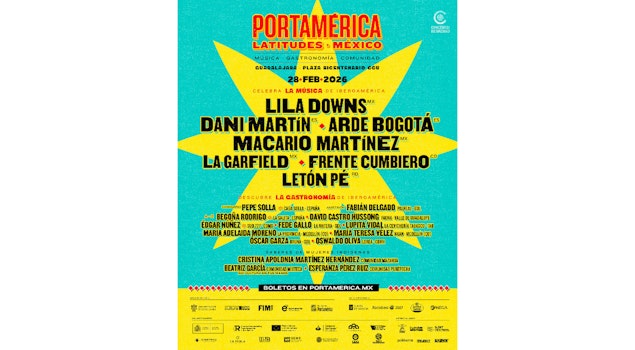 PortAmérica Latitudes 2026 anuncia sus últimas incorporaciones gastronómicas