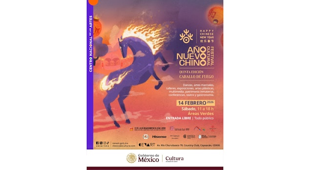 Todo listo para el Quinto Festival Cultural de Año Nuevo Chino en el Cenart