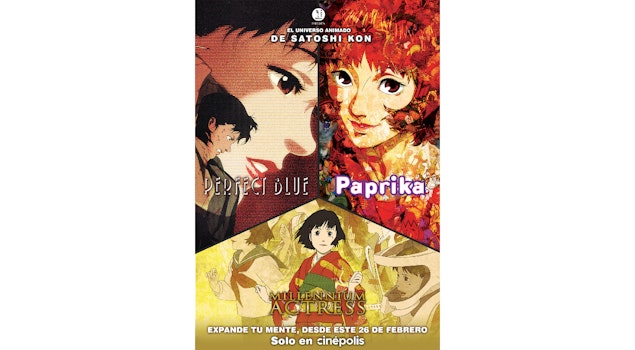 El universo animado de Satoshi Kon llega a cines con "Perfect Blue", "Millennium Actress" y "Paprika"