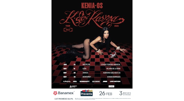 Kenia Os desata una nueva era con su "K de Karma Tour"