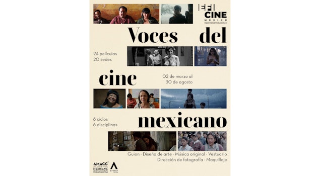 La AMACC presenta "Voces del cine mexicano", circuito nacional de exhibición