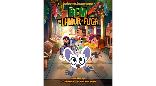 “Bem, un lémur en fuga”, de Leopoldo Aguilar, llega a cines el 30 de abril para celebrar el Día del Niño