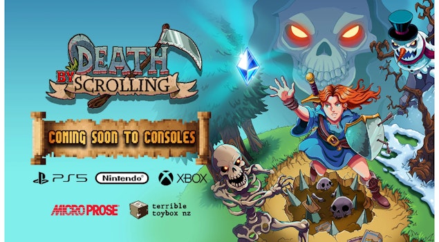 "Death By Scrolling" se lanza en Xbox, PlayStation y Nintendo Switch el 16 de abril