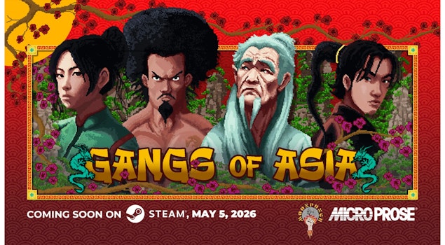"Gangs of Asia" se lanza el 5 de mayo en Steam