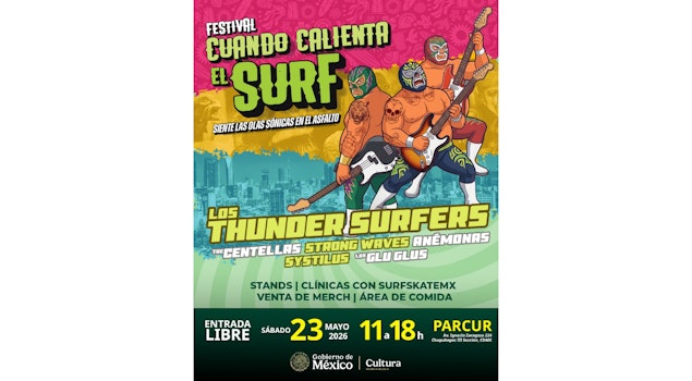 El festival “Cuando calienta el surf” llegará a PARCUR con música y proyectos de la escena independiente